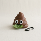 Collar and Crest poo emoji bag dispenser on a plain brand background