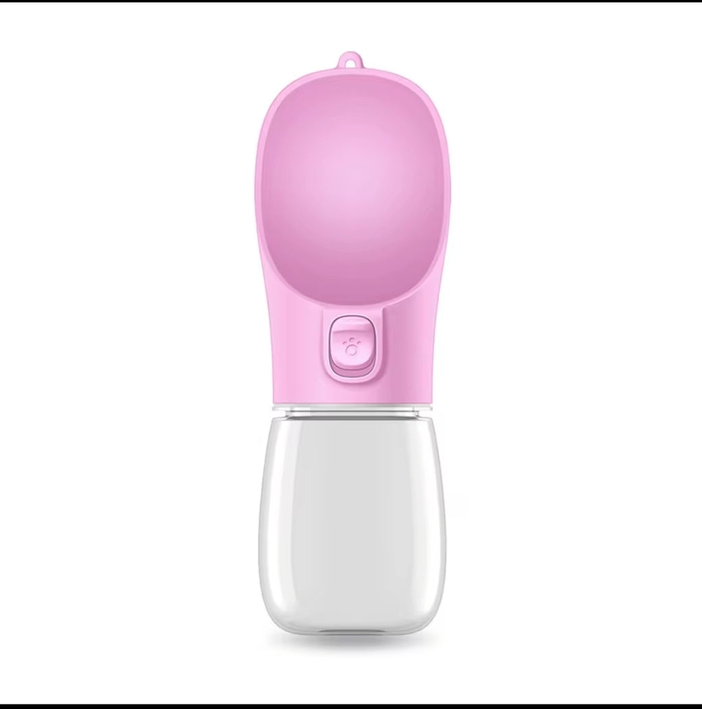 Portable Dog Water Bottle — Press to Fill, Water Returns