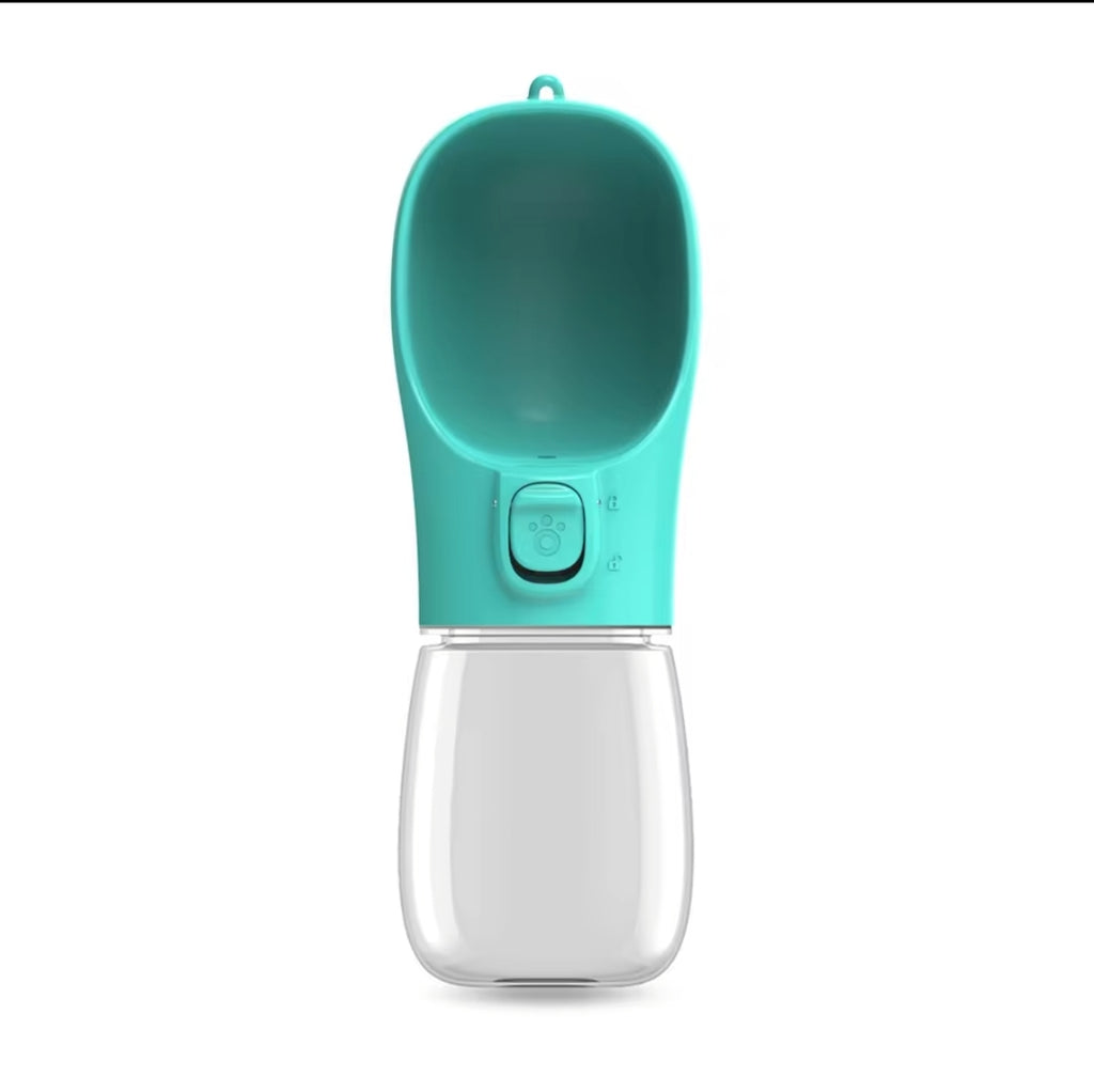 Portable Dog Water Bottle — Press to Fill, Water Returns